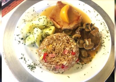 traiteur plato servido
